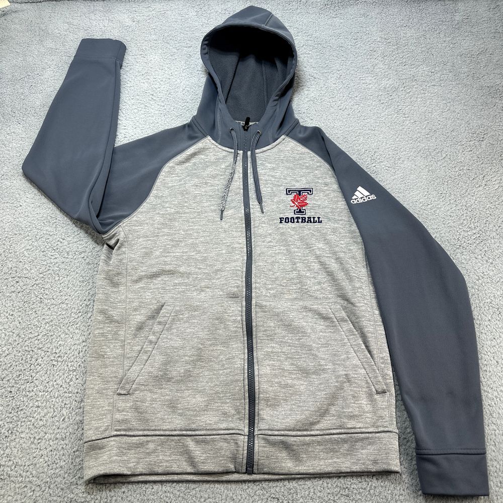 Adidas Men's Hoody Sz M Toronto Varsity football Tech Fleece climawarm Full-Zip